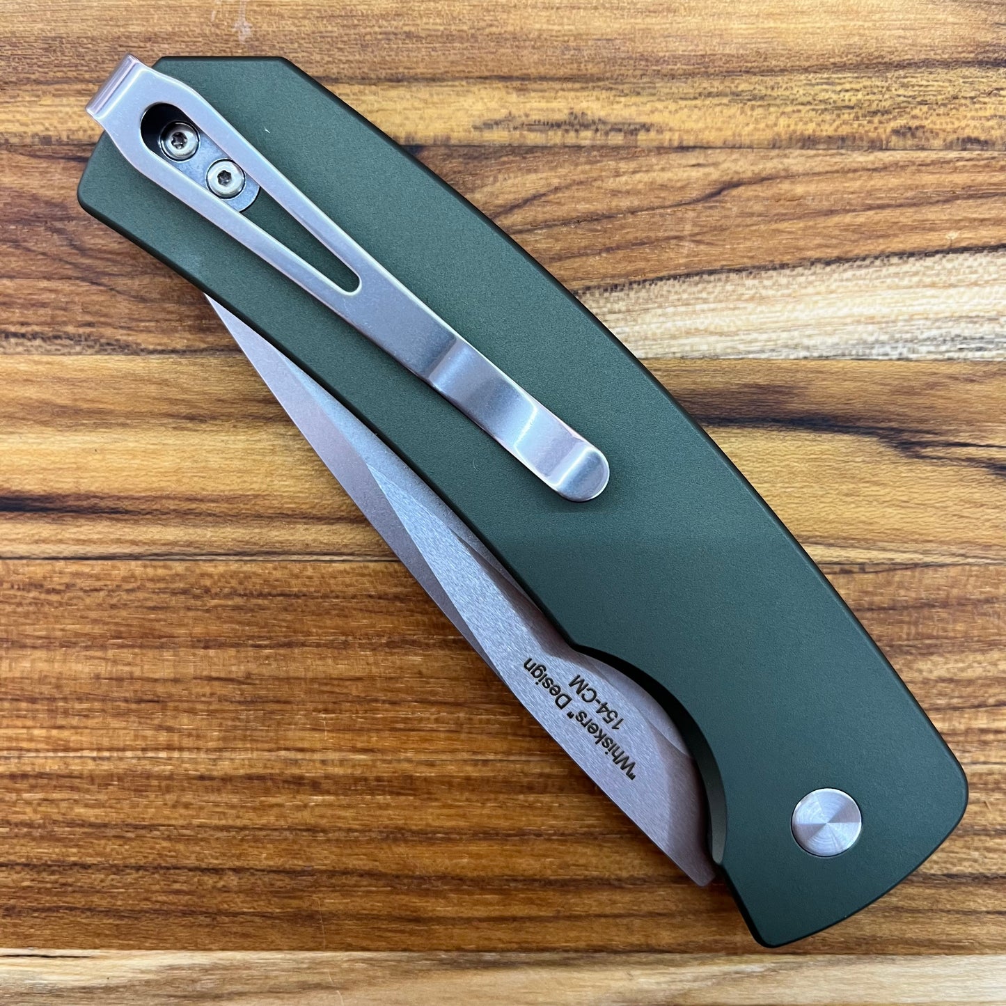 Pro-Tech Magic 2 "Whiskers" 3.75" Auto w/ Green Handle