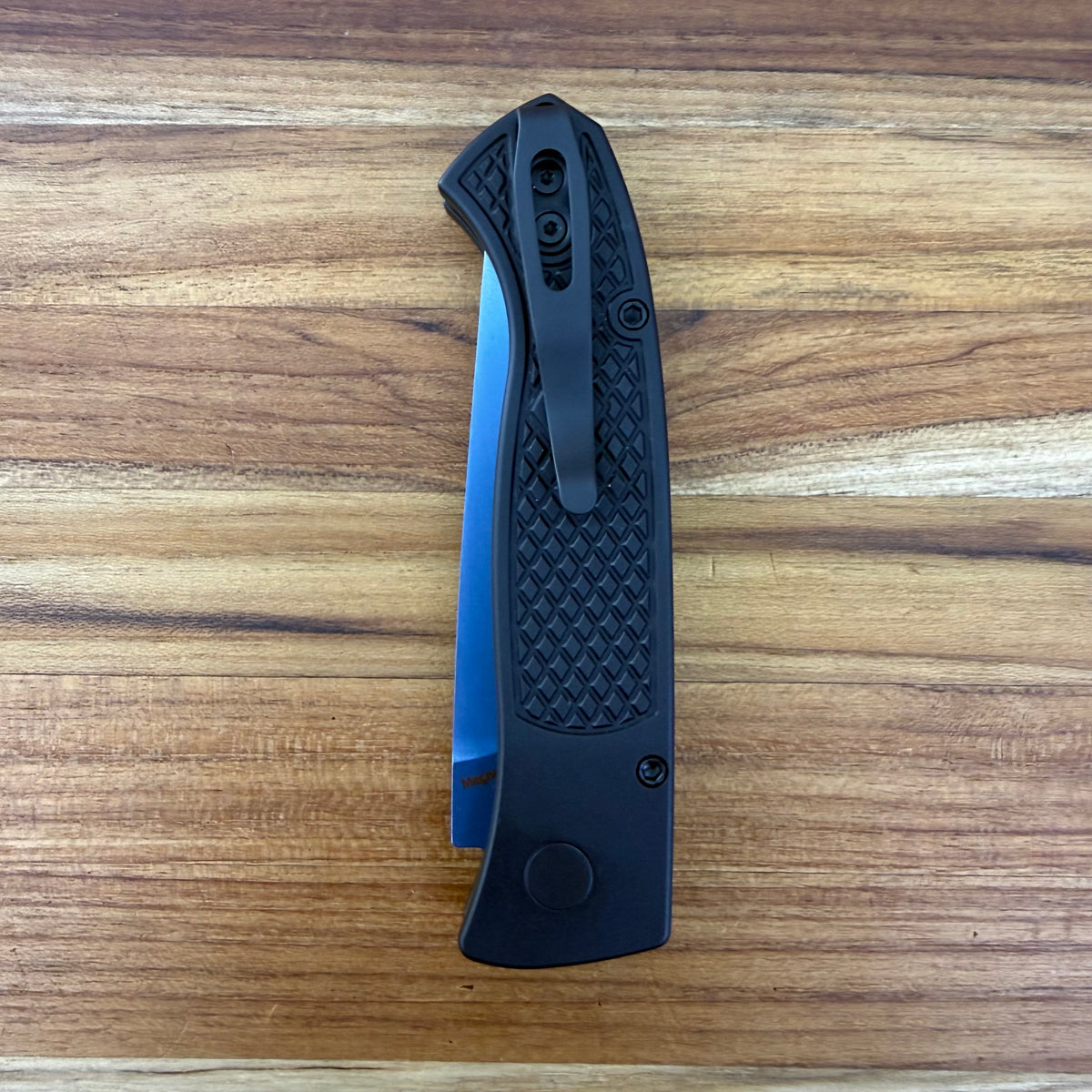 Pro-Tech Brend Classic 3" Auto w/ Sapphire Blade & Black Diamond Texture Aluminum Handle