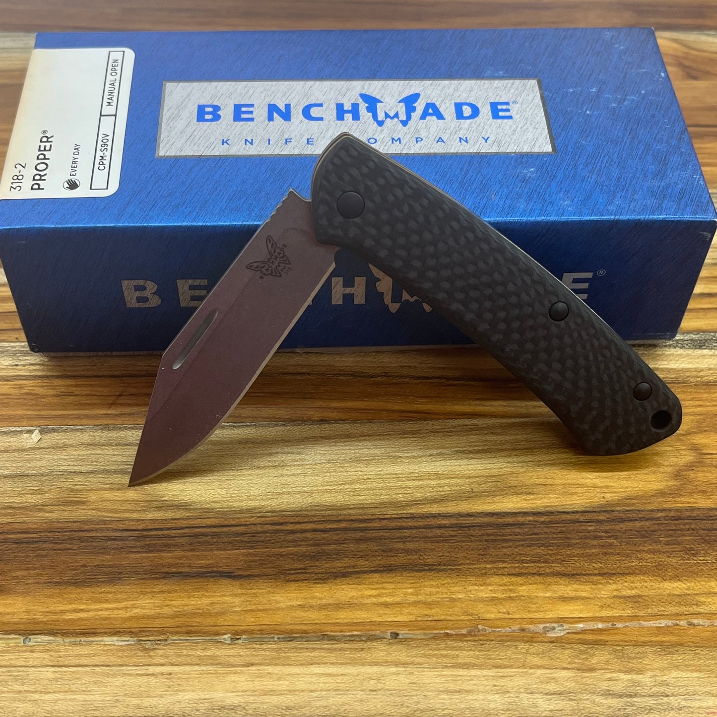 *DISCONTINUED* Benchmade Proper 3" Slip Joint Knife w/ Carbon Fiber Handle