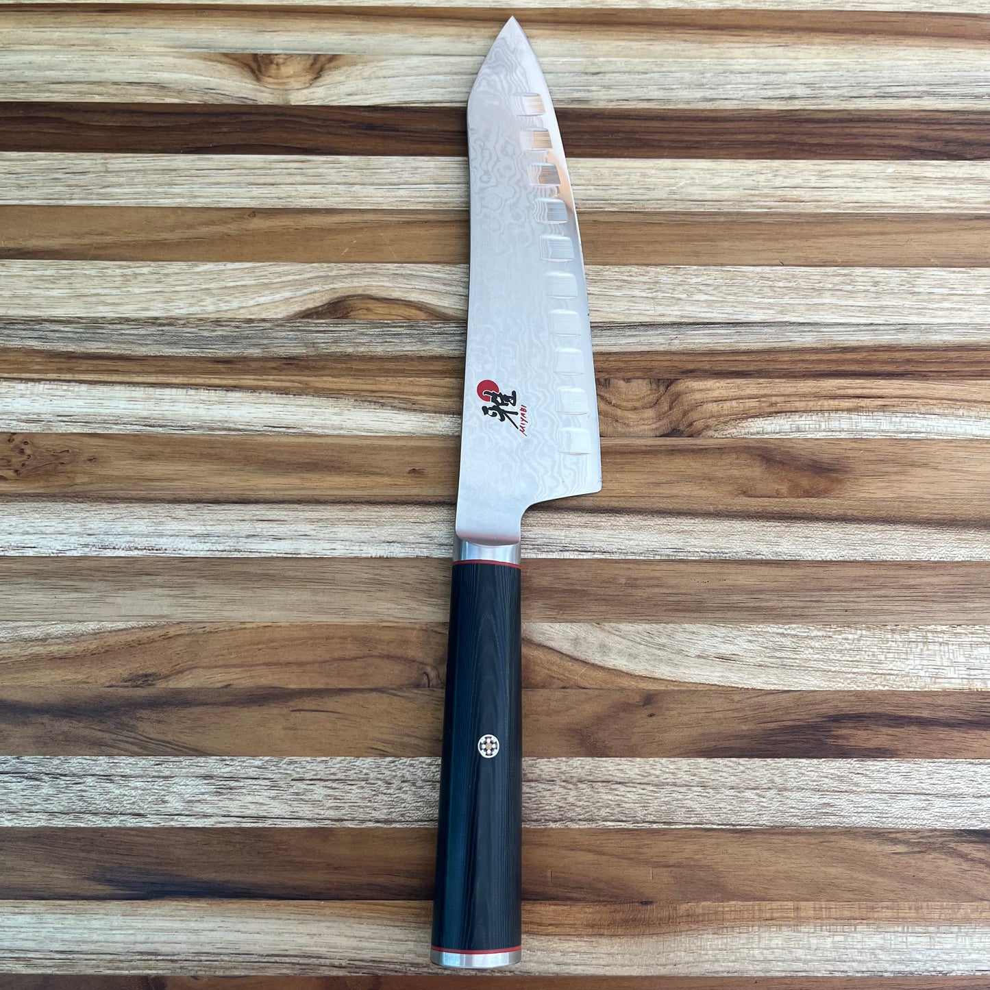 Miyabi Kaizen 7" Rocking Santoku w/ Hollow-Ground