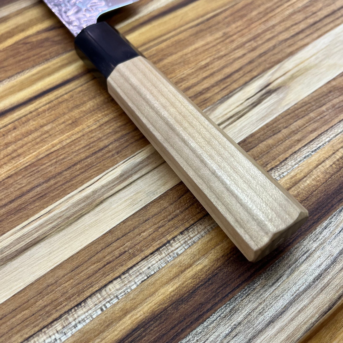 Kikuichi 67 Layer Mirror Damascus Tsuchime 210mm (8.25") Kiritsuke
