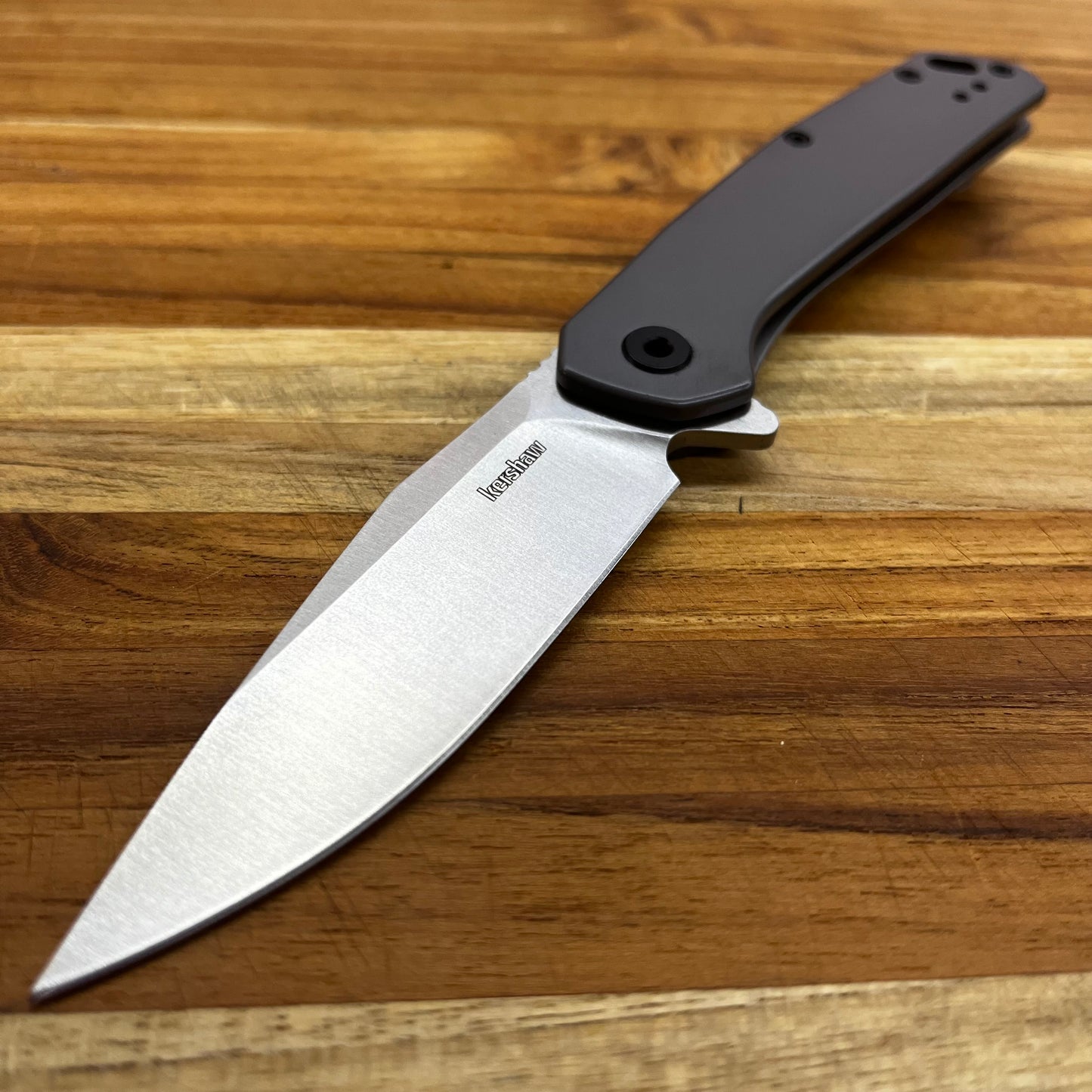 Kershaw Align 3" Flipping Knife w/ Grey PVD Stainless Handle
