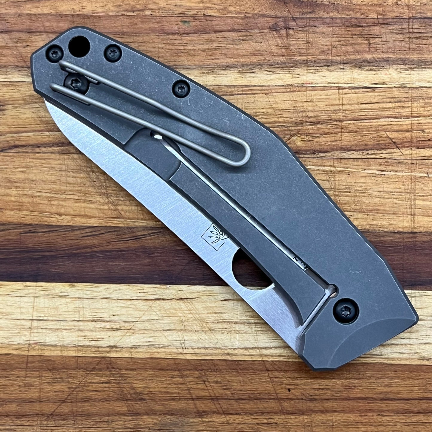 Spyderco SpydieChef Grey Titanium Folder