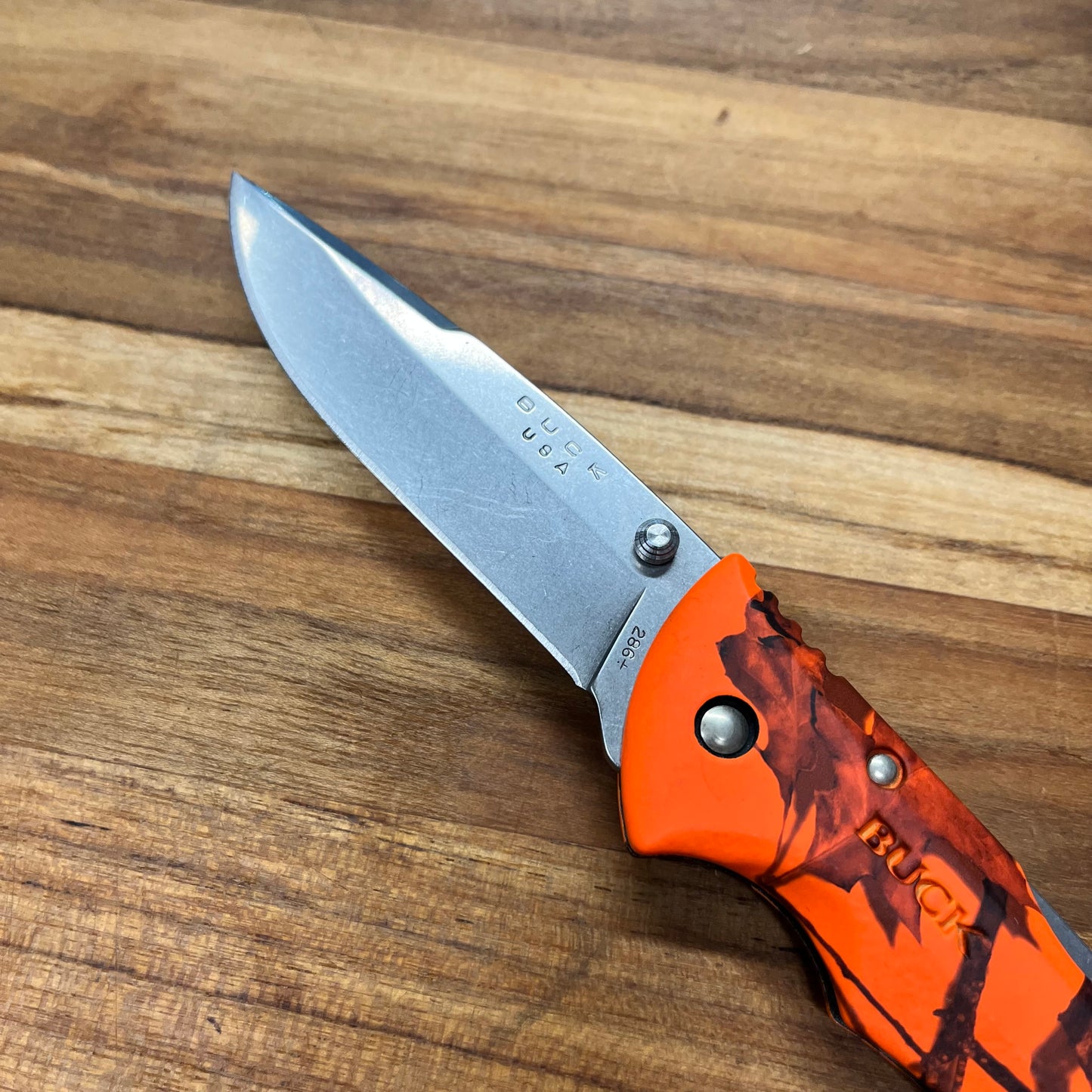 Buck Bantam 3.5" Orange Nylon Lockback Knife