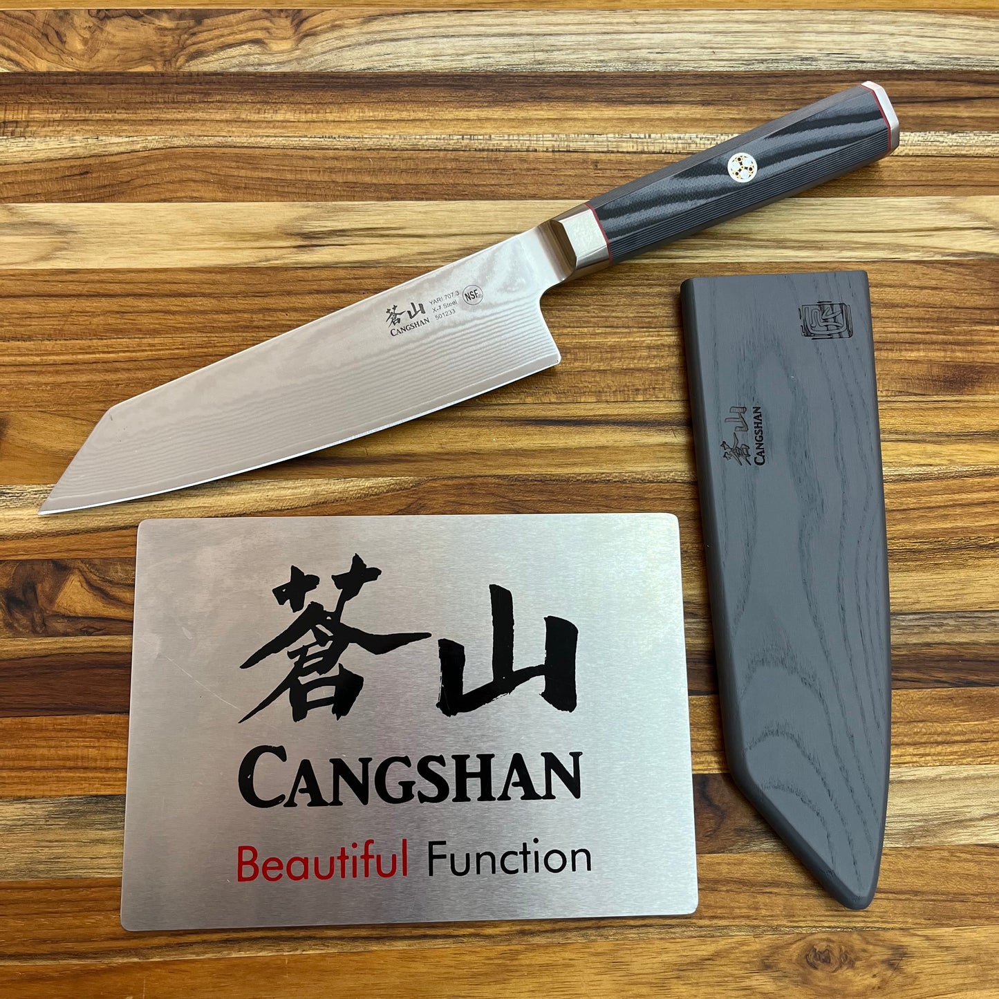 Cangshan Yari 7" Kiritsuke w/ Saya