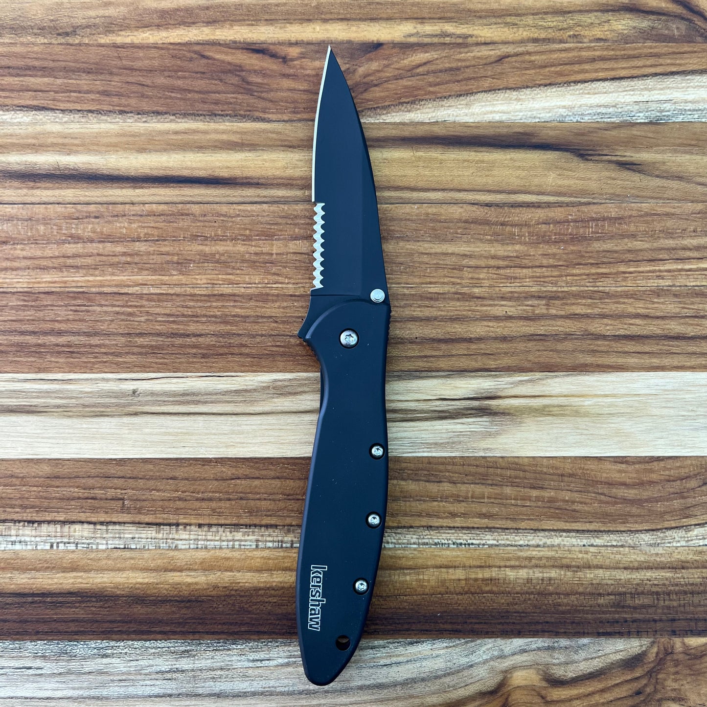 Kershaw Leek (P/S) 3" Flipping Knife w/ Black Blade & Aluminum Handle