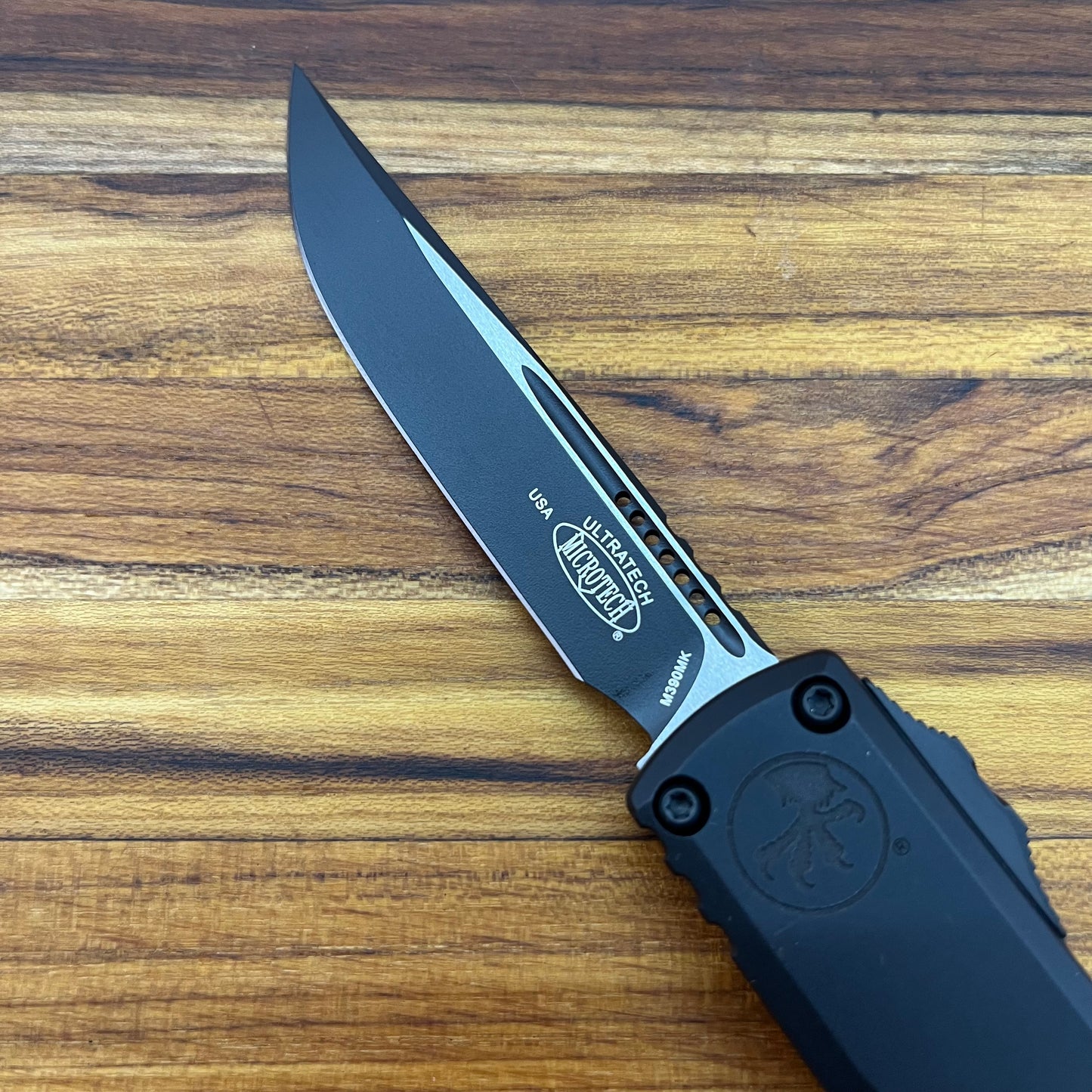 Microtech Ultratech Gen III ZBP 3.5" All Black OTF w/ Aluminum Handle