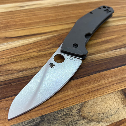 Spyderco SpydieChef Grey Titanium Folder