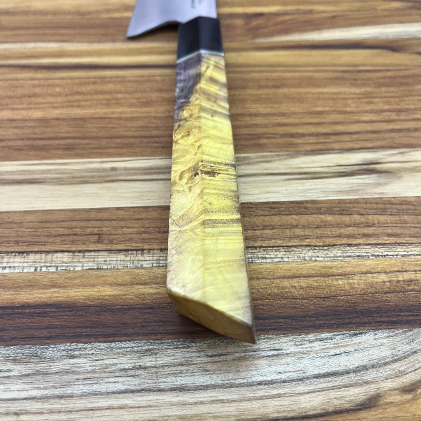 Alfredo Faccipieri ONE 200mm (7.75") Gyuto w/ Yellow Maple Burl Handle