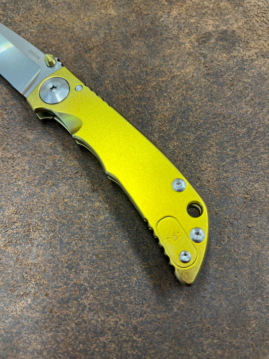 Spartan Blades SHF Custom 3.25" Folder Chromed Yellow