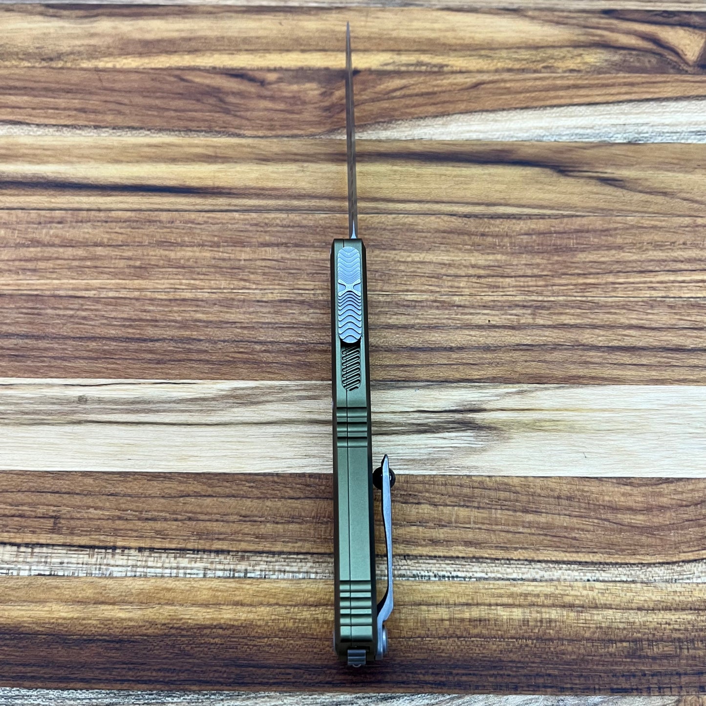Microtech Hera II Mini D/E 3" P/S OTF w/ OD Green Aluminum Handle