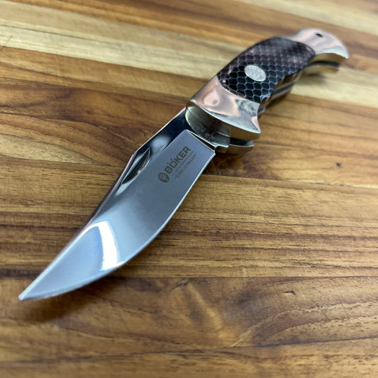 *DISCONTINUED* Boker Scout 3.25" Folding Knife Black Honeycomb