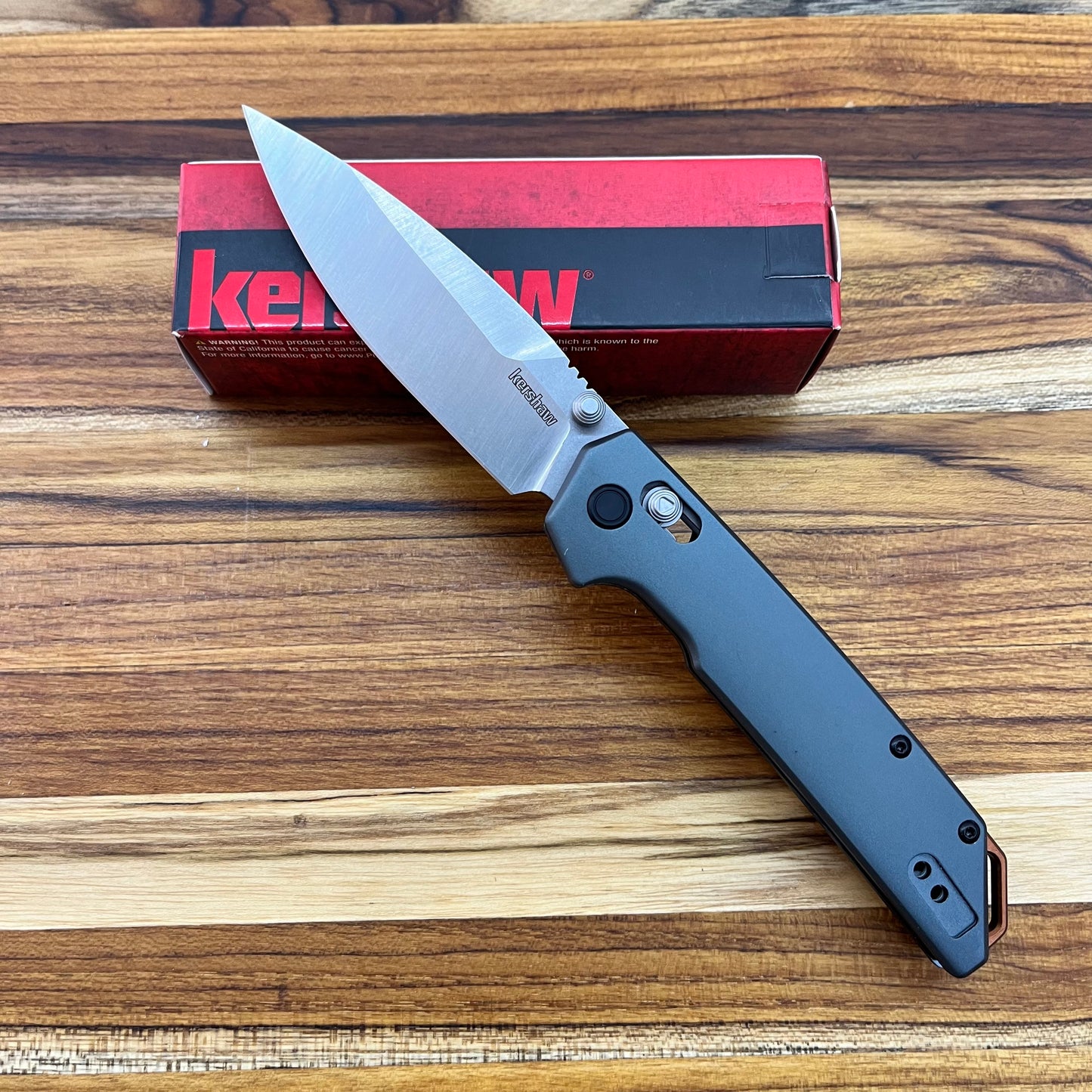Kershaw Iridium 3.5" Folding Knife w/ Gray Handle