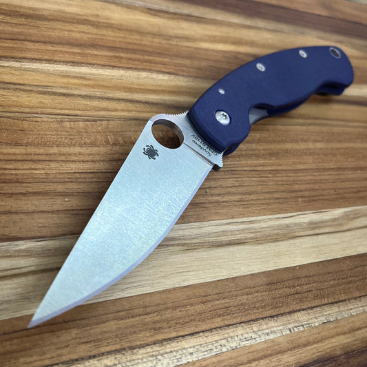 Spyderco Military S110V Blue G10 Folder