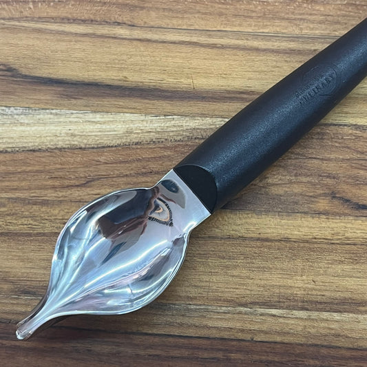 Mercer Tool 7" Small Precision Spoon w/ Spout & Texture Nylon Handle