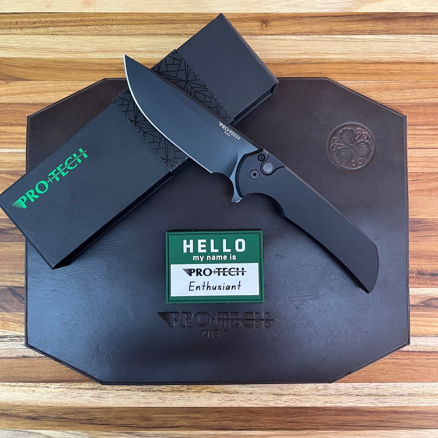 Pro-Tech Mordax 3.5" All Black Flipping Knife