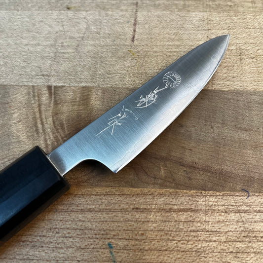 *DISCONTINUED* Kikuichi Ginsan Sanmai 80mm (3") Paring Knife