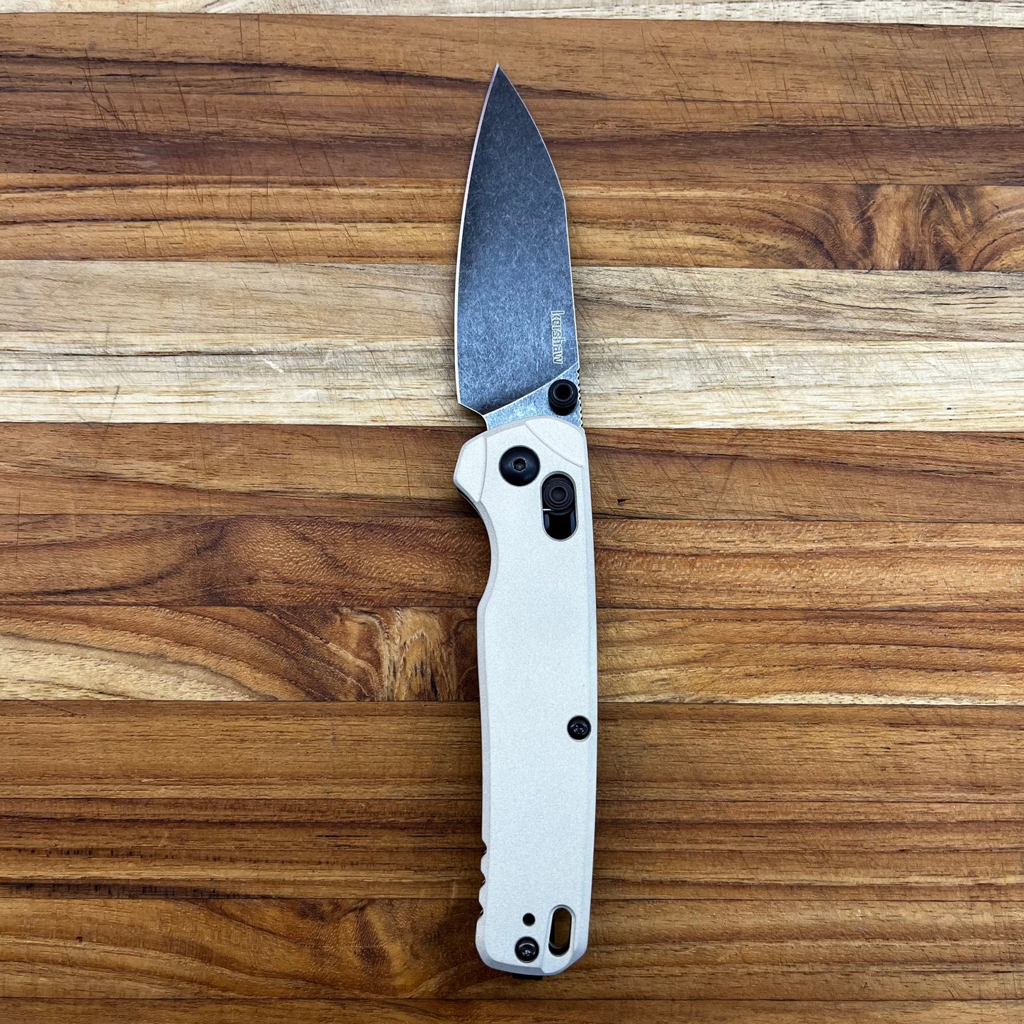 Kershaw Bel Air 3" Folding Knife w/ Bright Nickel Aluminum Handle