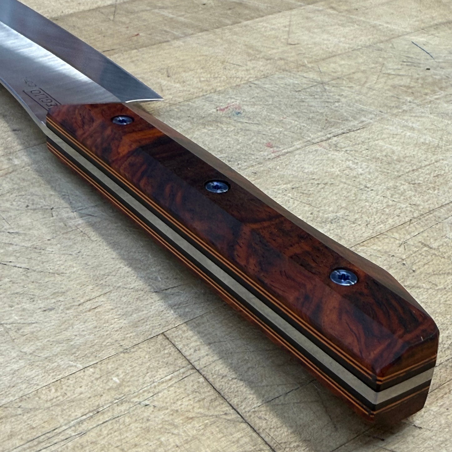 Meglio Blade Show Custom 14" CD#1 Scimitar w/ S-Grind & Cocobolo Handle