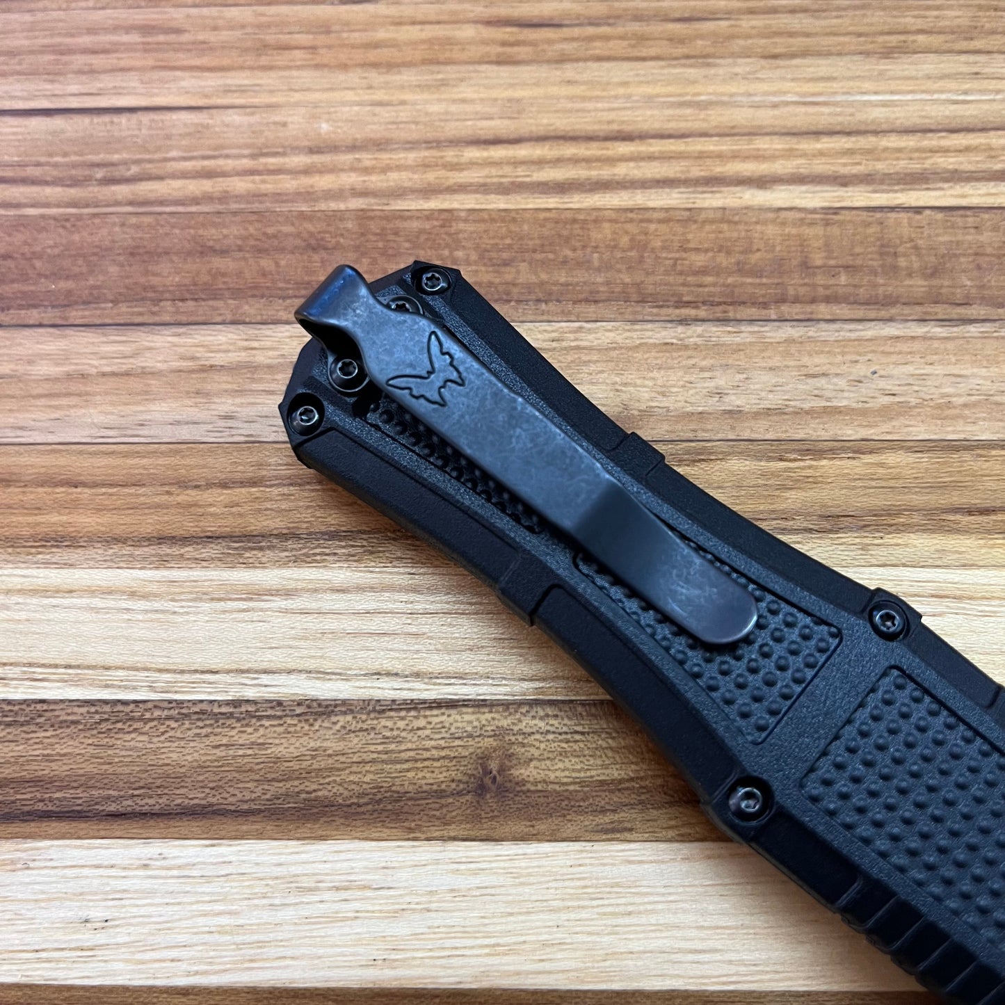 Benchmade Black Claymore 4" All Black OTF w/ Grivory Handle