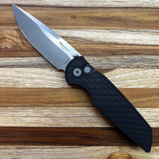 Pro-Tech TR-3 Integrity 3.5" Folding Knife w/ Reptile Black Handle