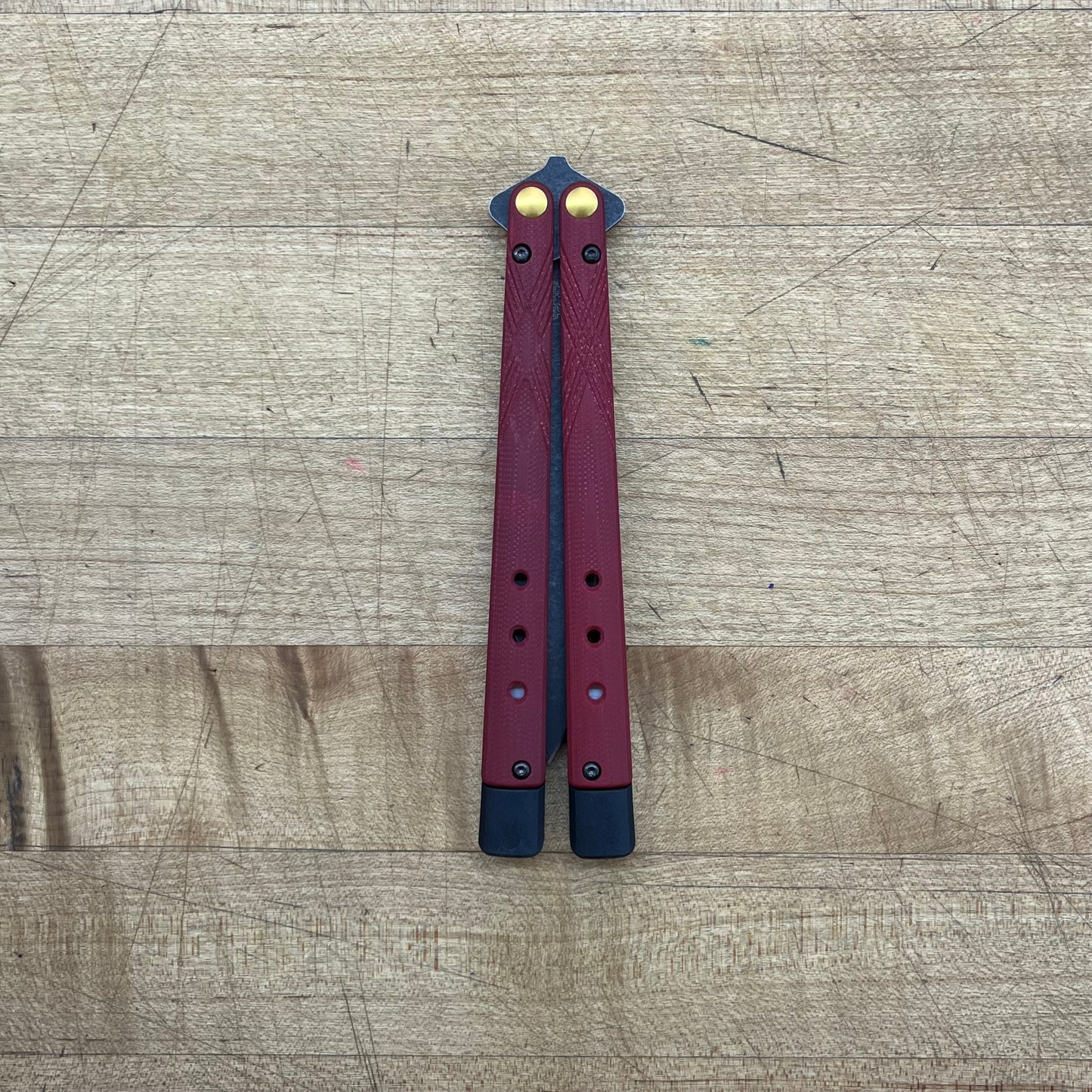 Benchmade Necron 4.5" Bali-Song w/ Ruby G10 Handle