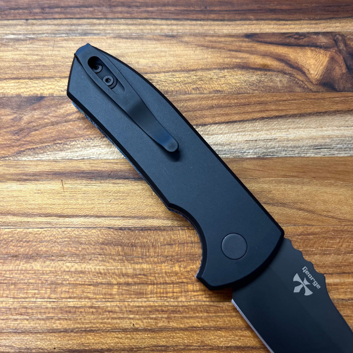 Pro-Tech Custom SBR 2.5" Auto w/ Starry Night G-Carta Handle