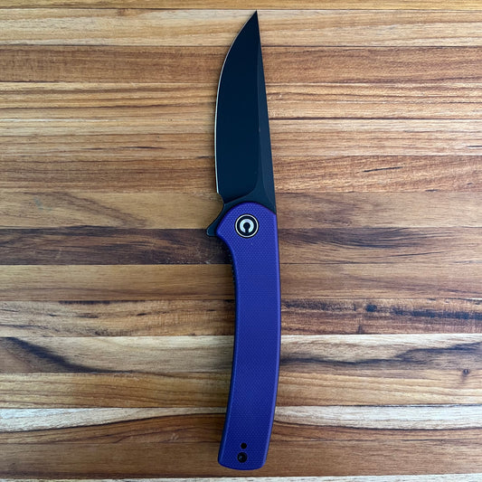 Civivi Mini Asticus 3.25" Flipper Knife w/ Purple Handles