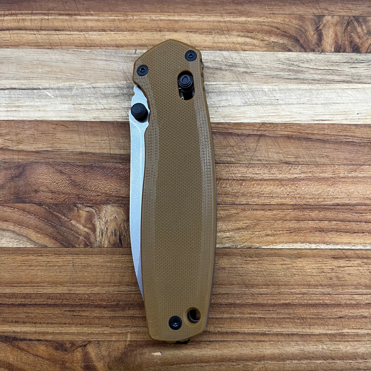 Kershaw Broadside 3.5" Folding Knife w/ Brown G10 Handle