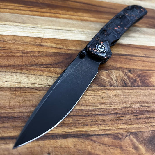 *DISCONTINUED* Civivi Imperium 3.5" Folding Knife w/ Shredded Carbon Fiber & Copper Handle