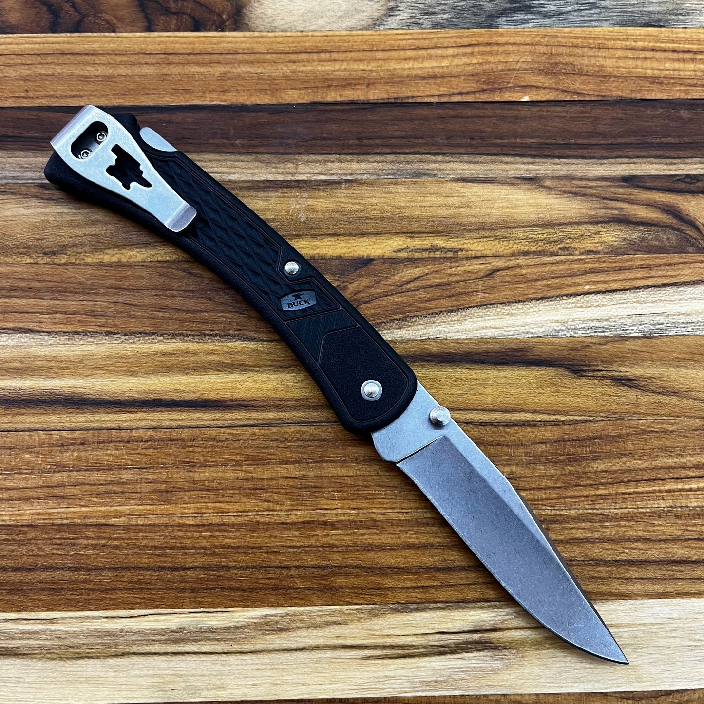 Buck 110 Slim Select Black Lockback Knife