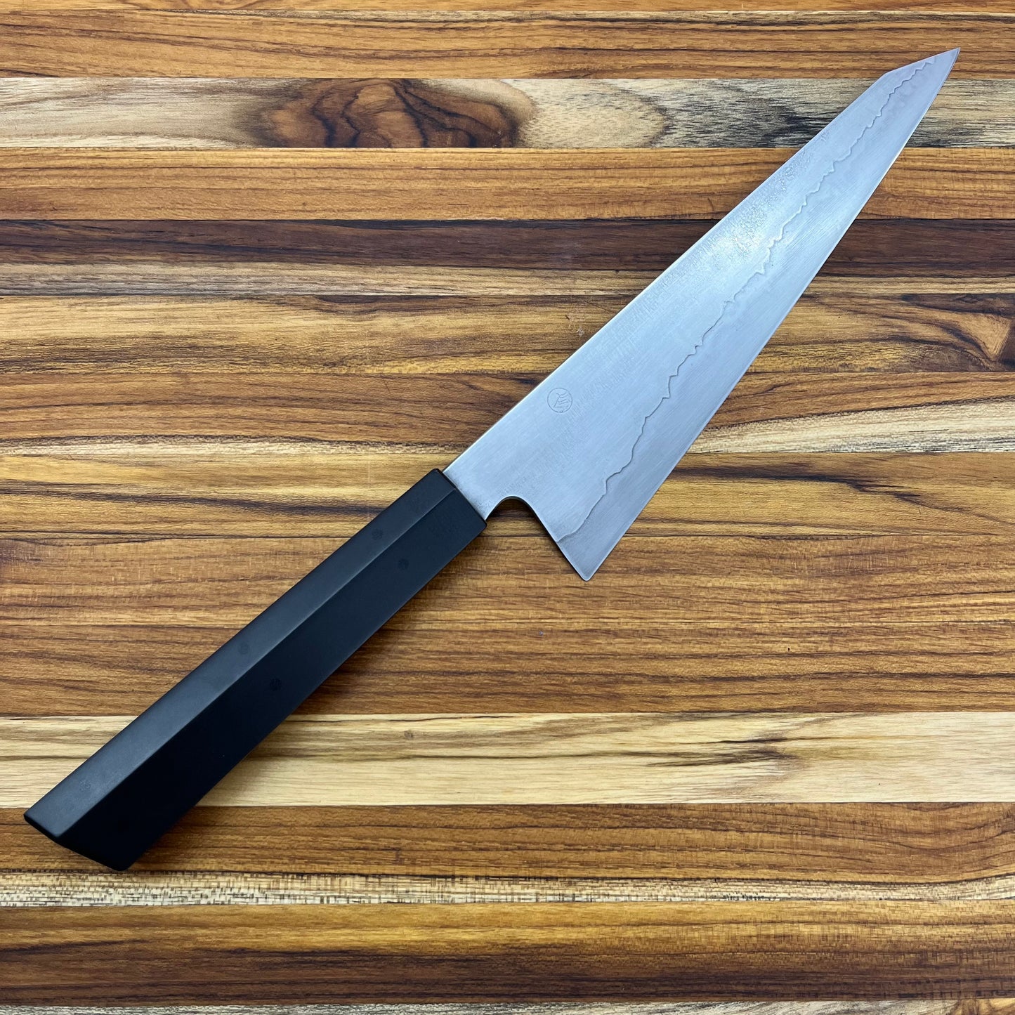 Enceladus 210mm (8.25") K-Tip Gyuto w/ Richlite & Carbon Fiber Handle