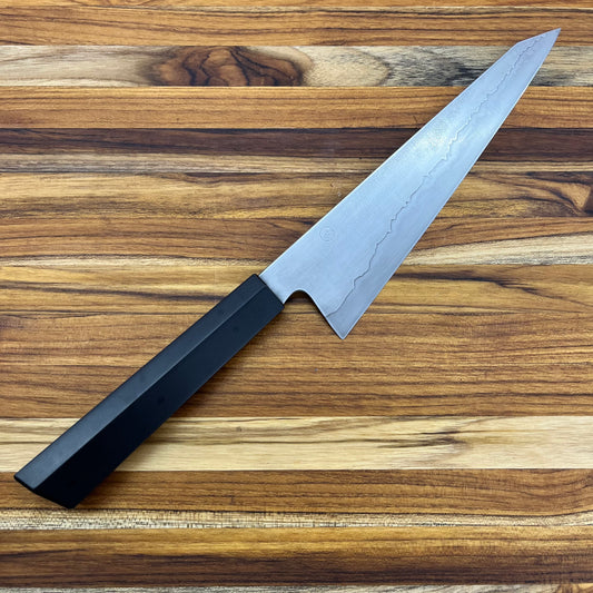 Enceladus 210mm (8.25") K-Tip Gyuto w/ Richlite & Carbon Fiber Handle