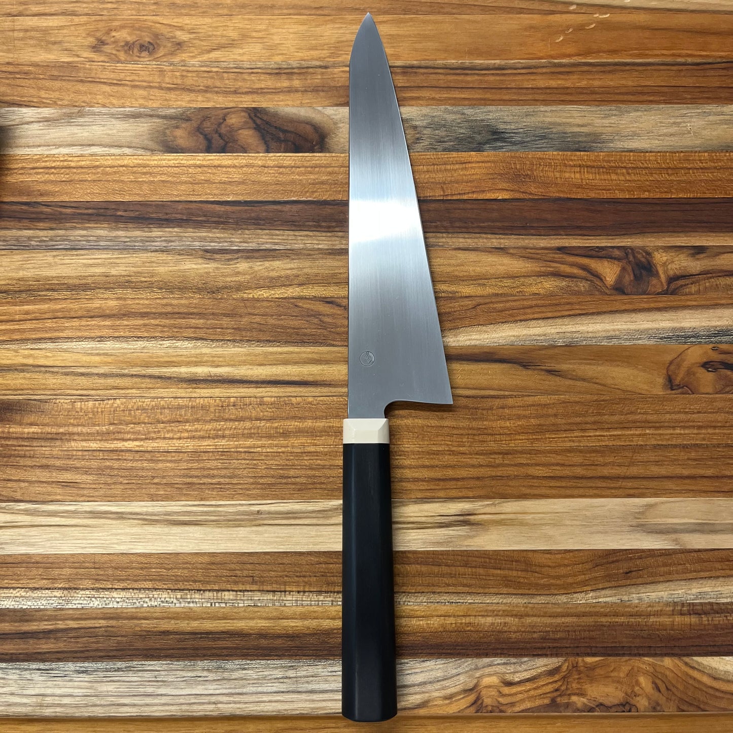 Enceladus 210mm (8.25") Gyuto w/ Gaboon Ebony & Paper Micarta Handle