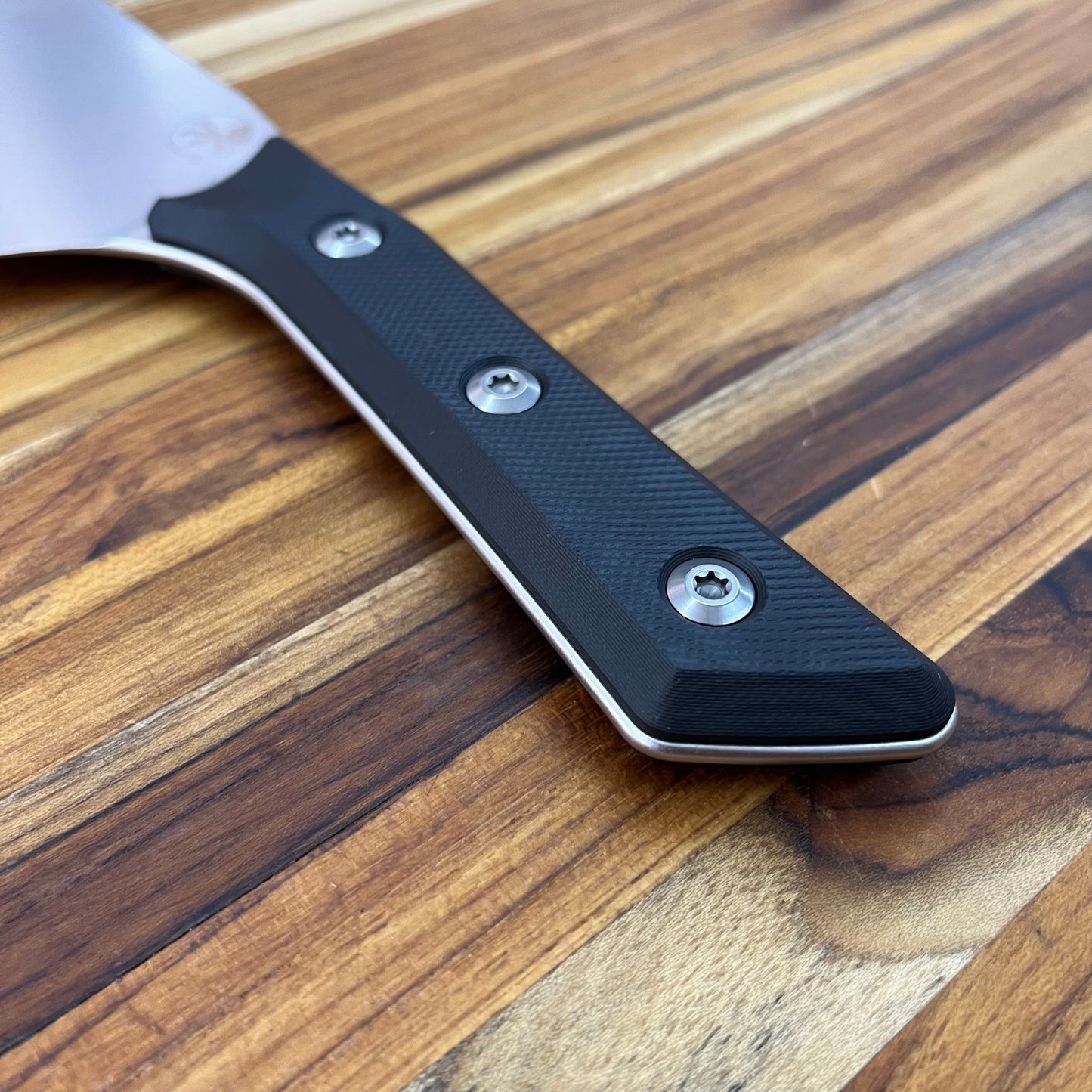 Microtech Culinary 6" Santoku w/ Black G10 Handle