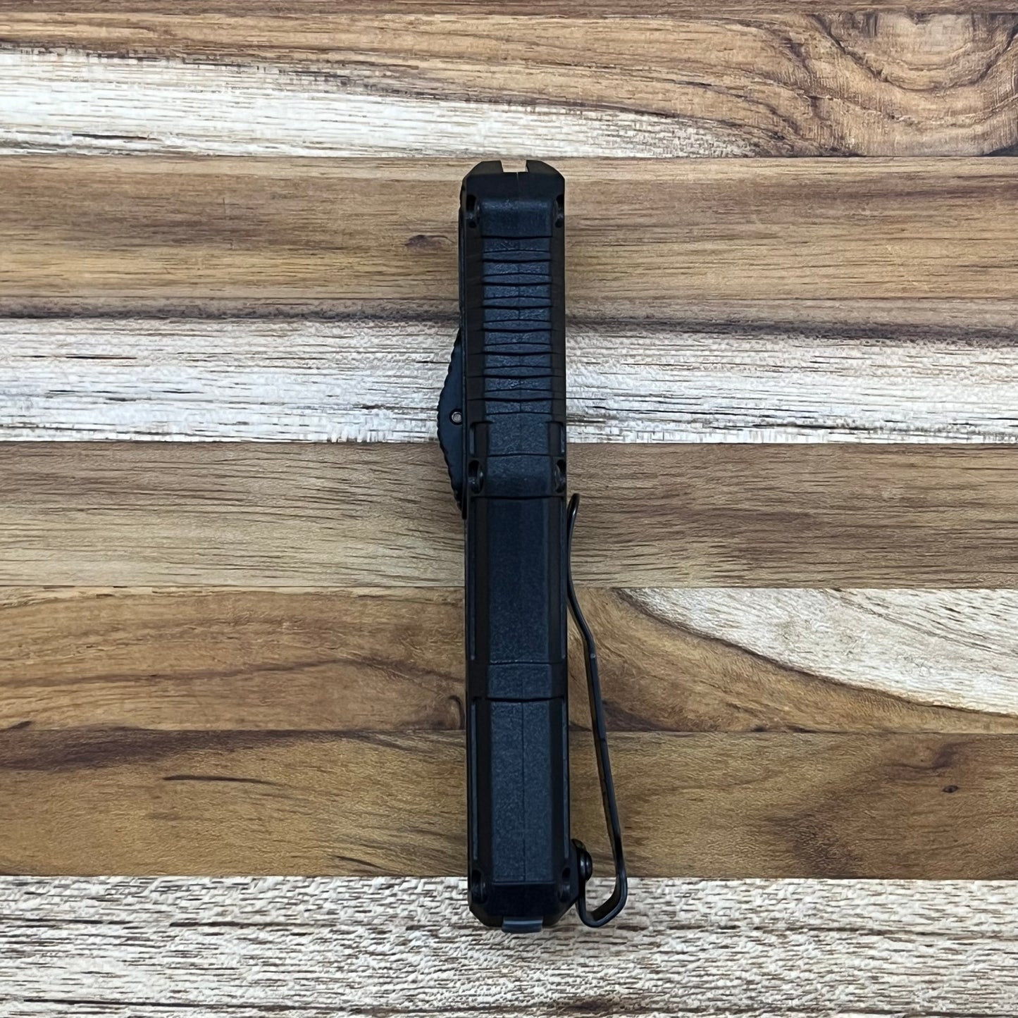 Benchmade Mini Claymore 3" Black D/E OTF Auto w/ Black Grivory Handle