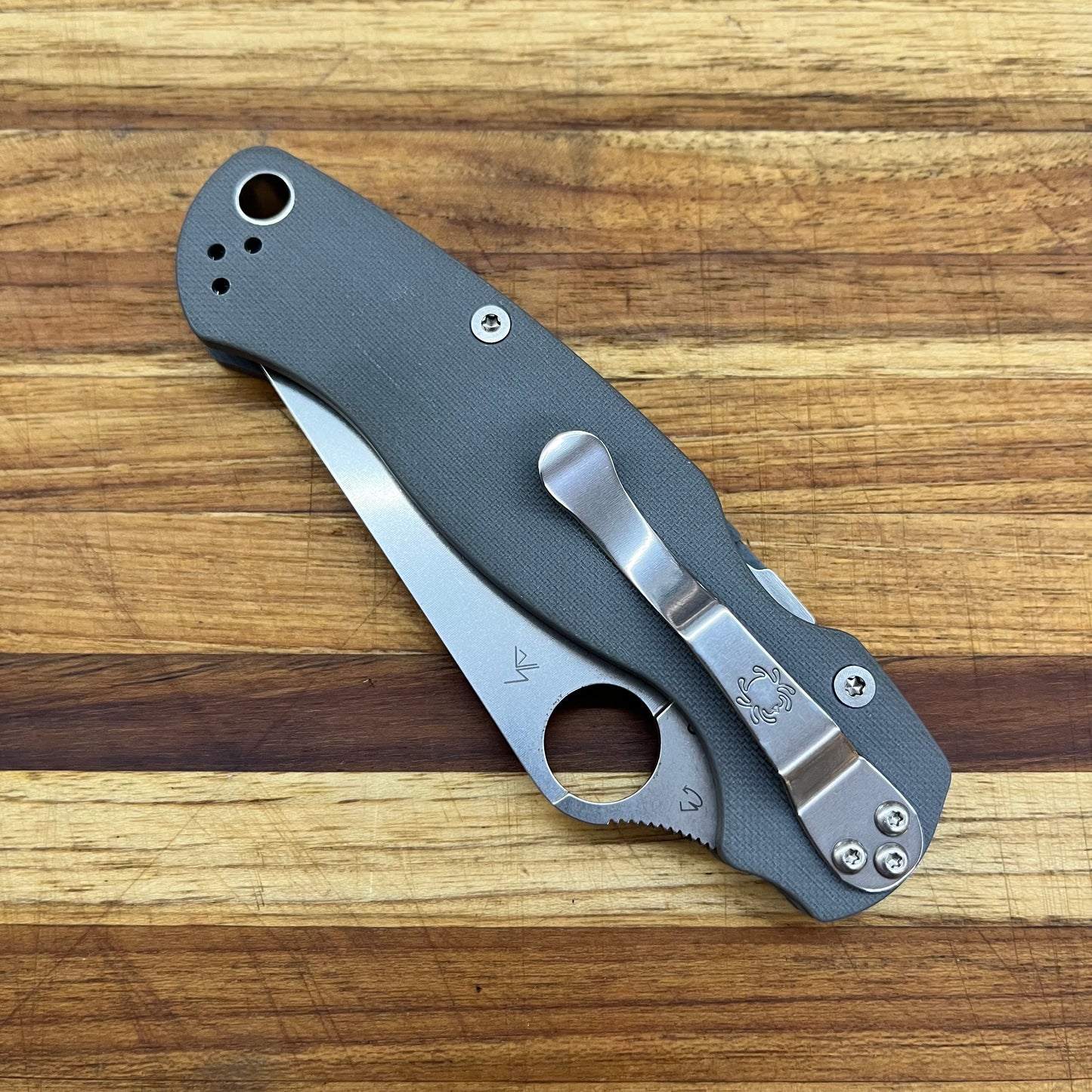 Spyderco Para Military 2 Maxamet Dark Grey G10 Folder