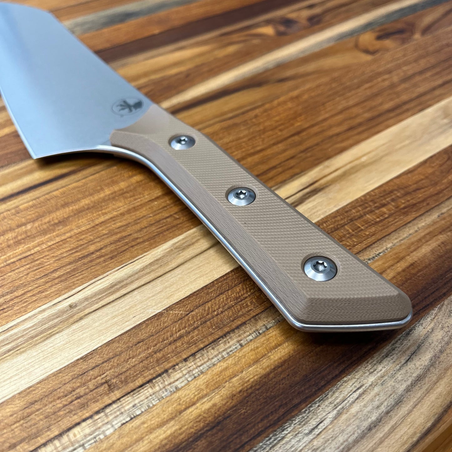 Microtech Culinary 8" Chef's Knife w/ Coyote Tan G10 Handle