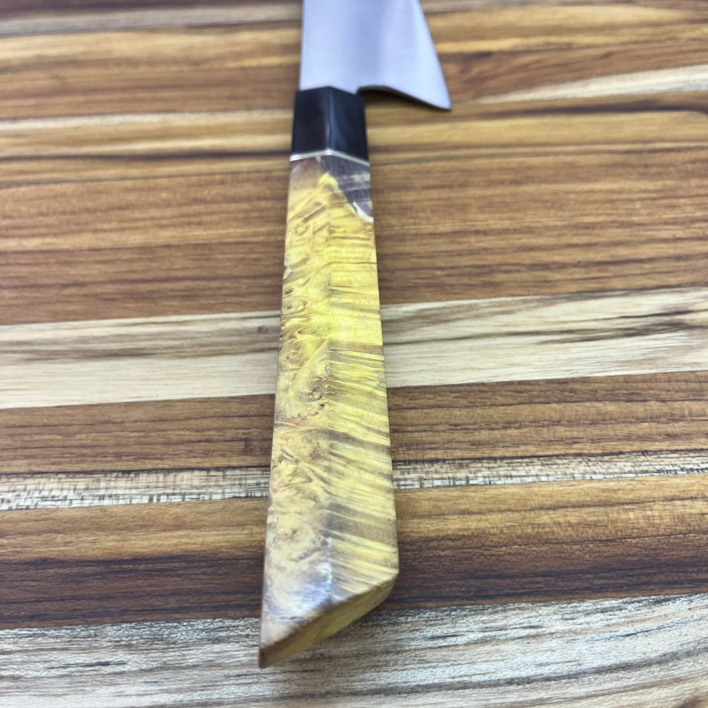 Alfredo Faccipieri ONE 200mm (7.75") Gyuto w/ Yellow Maple Burl Handle