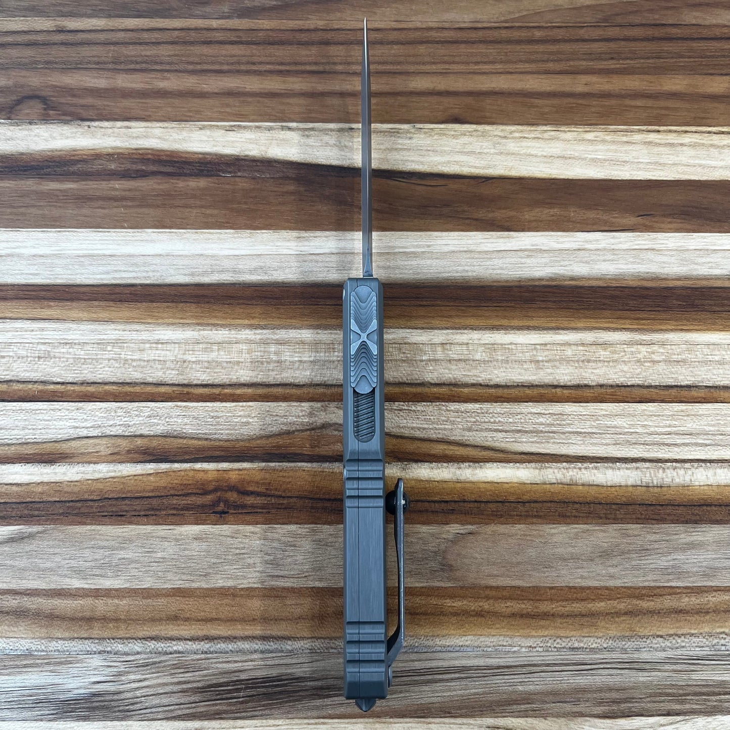 Microtech Ultratech Gen III ZBP D/E 3.5" OTF w/ Natural Clear Aluminum Handle