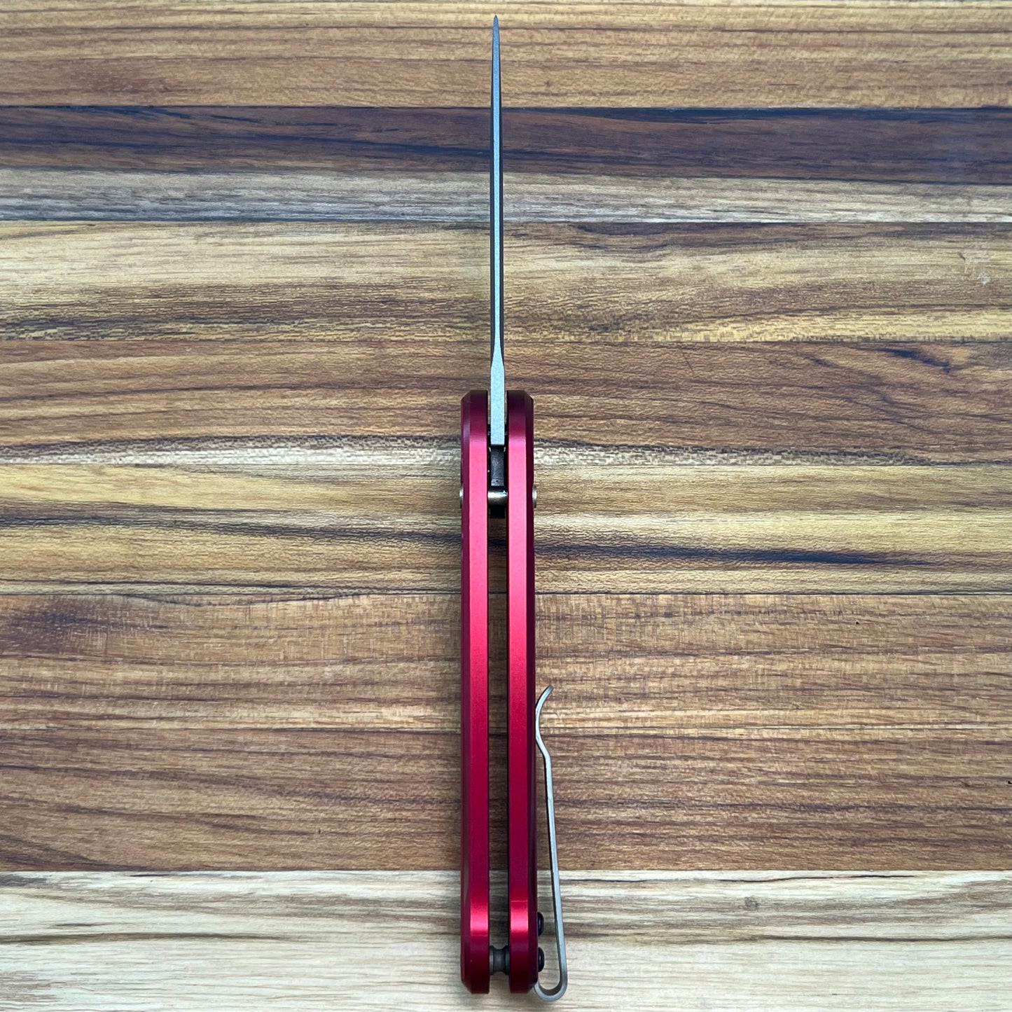 Benchmade Lowden 2.75" Flipping Knife w/ Phoenix Red Aluminum handle