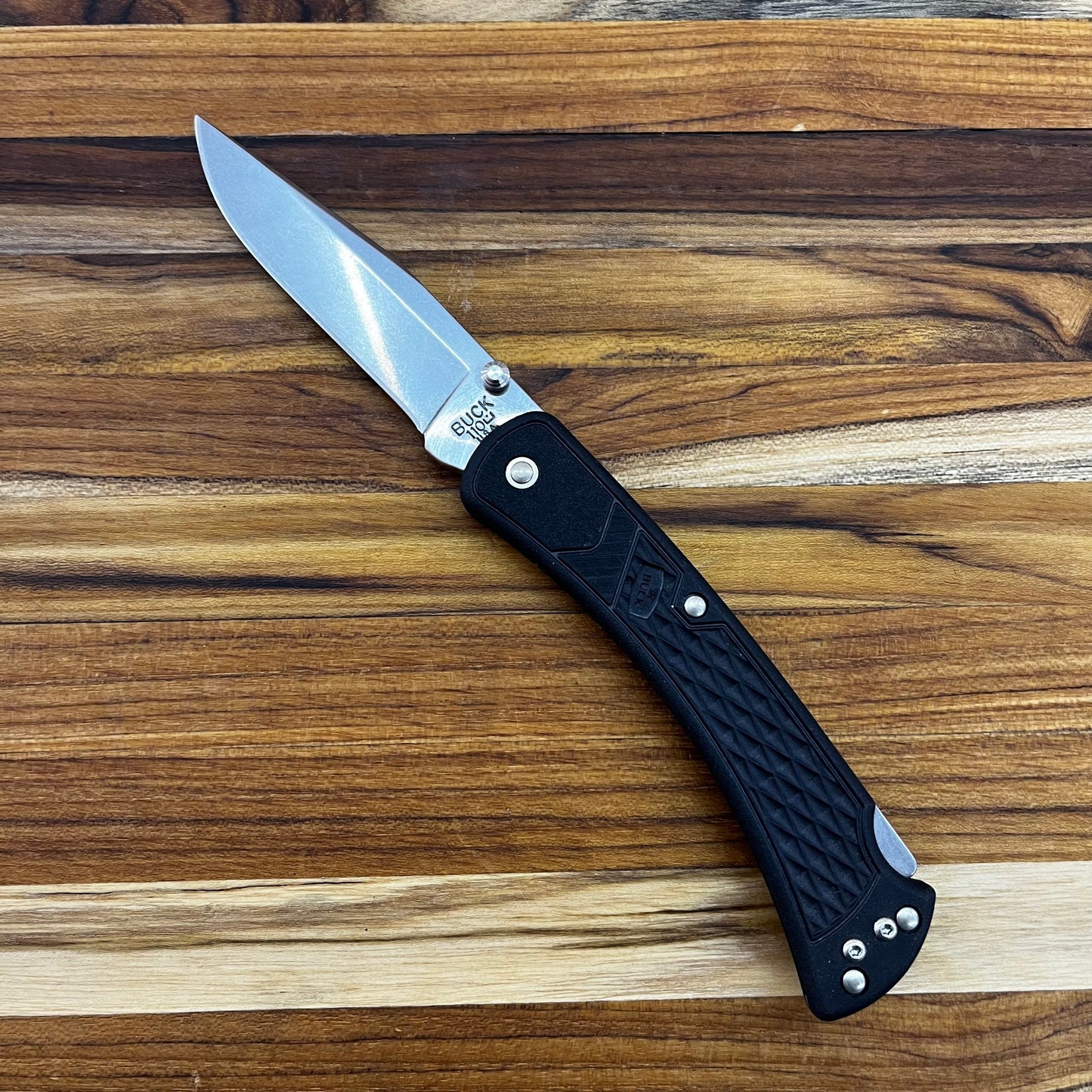 Buck 110 Slim Select Black Lockback Knife