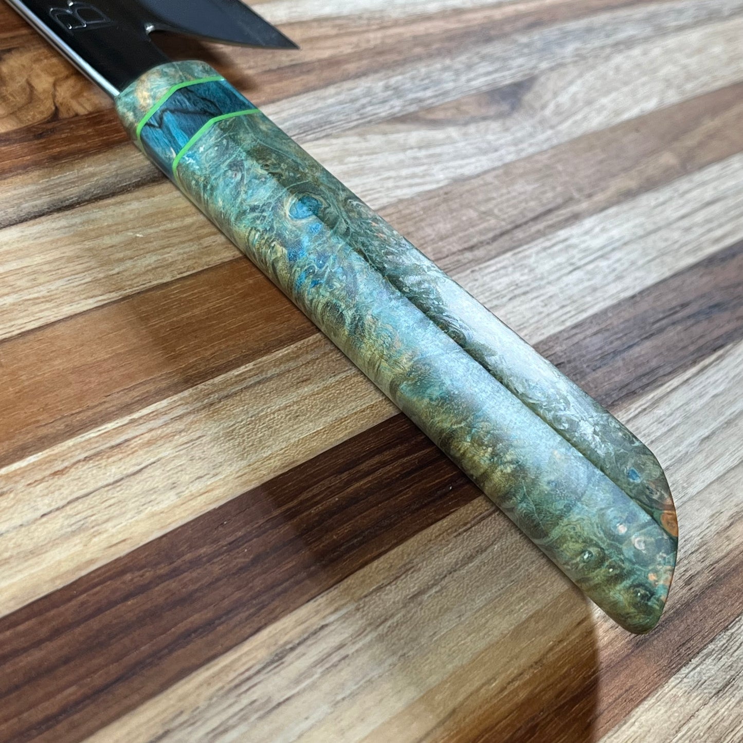 Baldwin Blades 225mm (9") Gyuto w/ Green Black Ash Handle