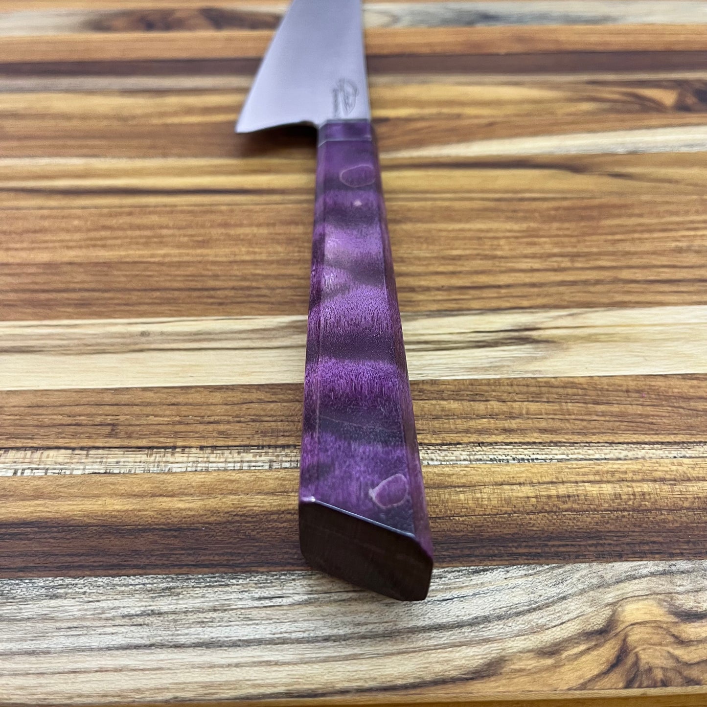 Alfredo Faccipieri ONE 200mm (7.75") Gyuto w/ Purple Quilted Maple Handle