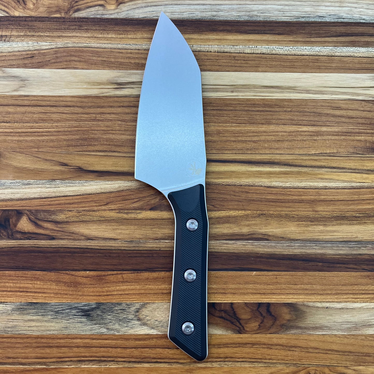Microtech Culinary 6" Santoku w/ Black G10 Handle