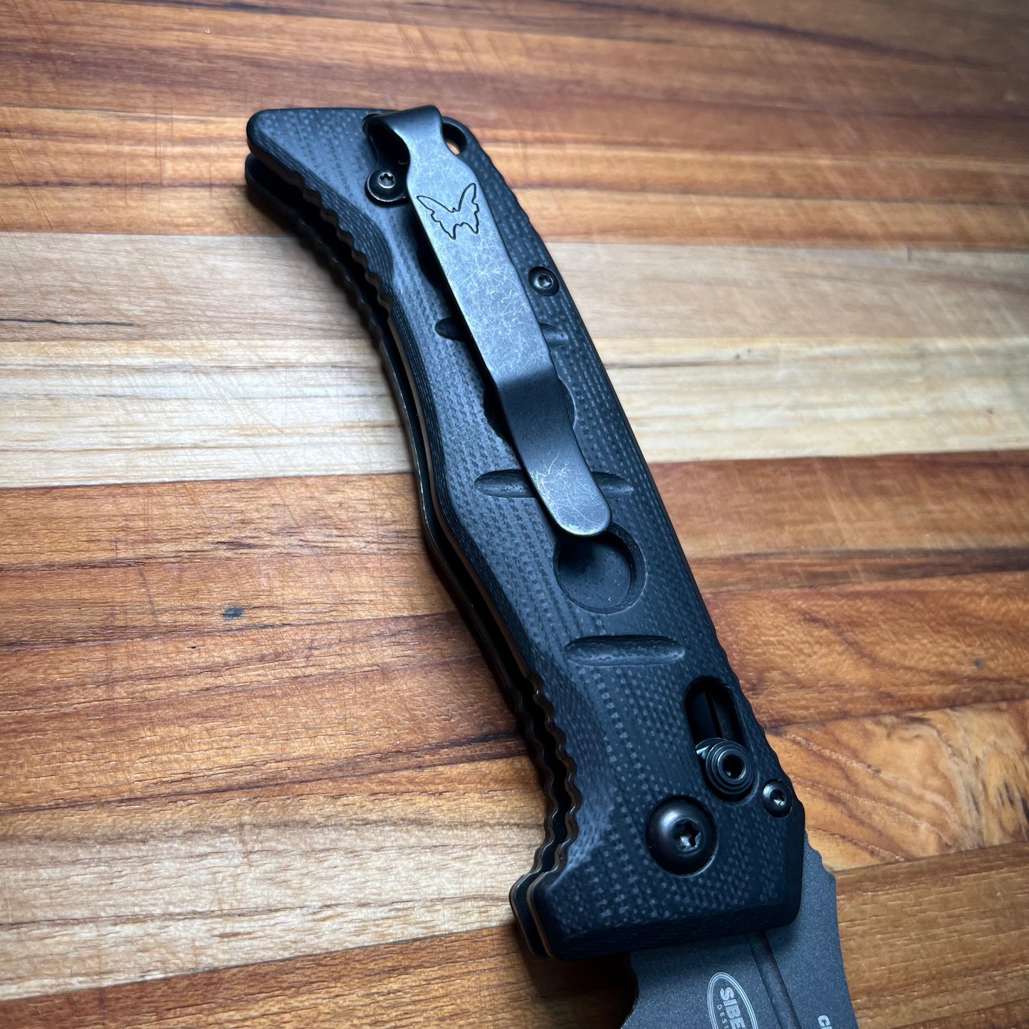 Benchmade Mini Adamas 3.25" Auto w/ Black G10 Handle