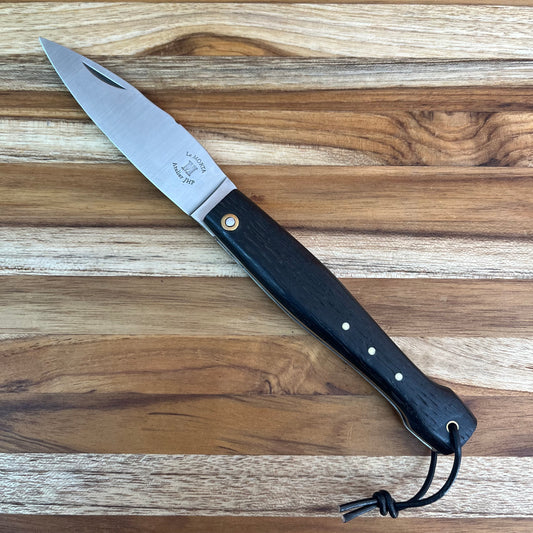 Le Morta Solid Morta 3.25" Folding Knife w/ Ivory Inlay