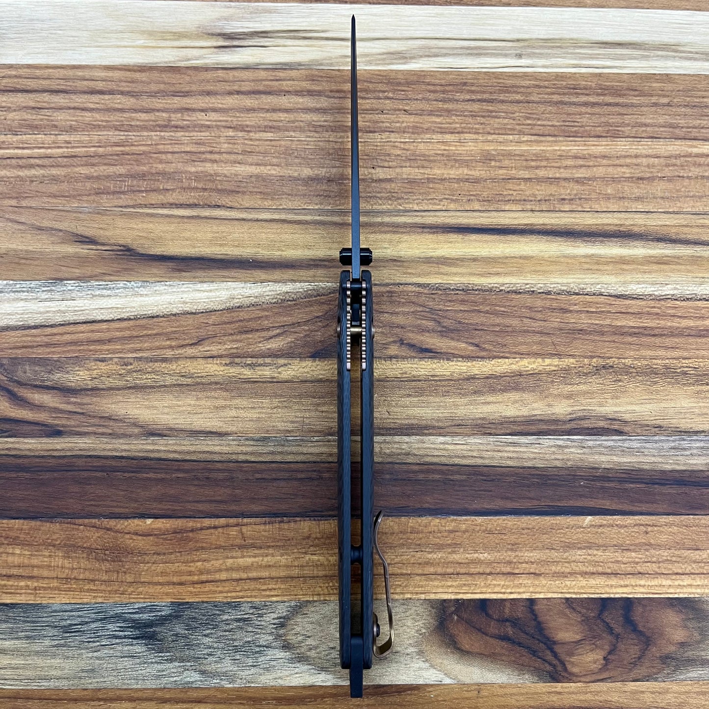 Benchmade Bailout 3.5" Folding Knife w/ Carbon Fiber Handle & Black Blade