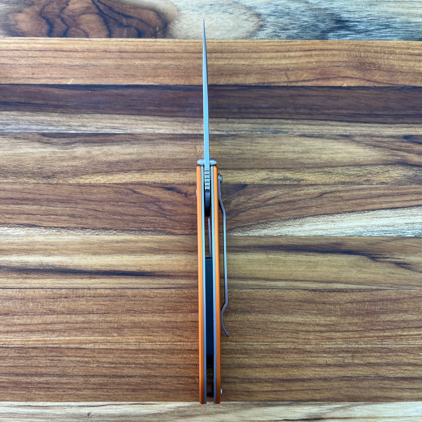Kershaw Leek 3" Flipping Knife w/ Orange Aluminum Handle