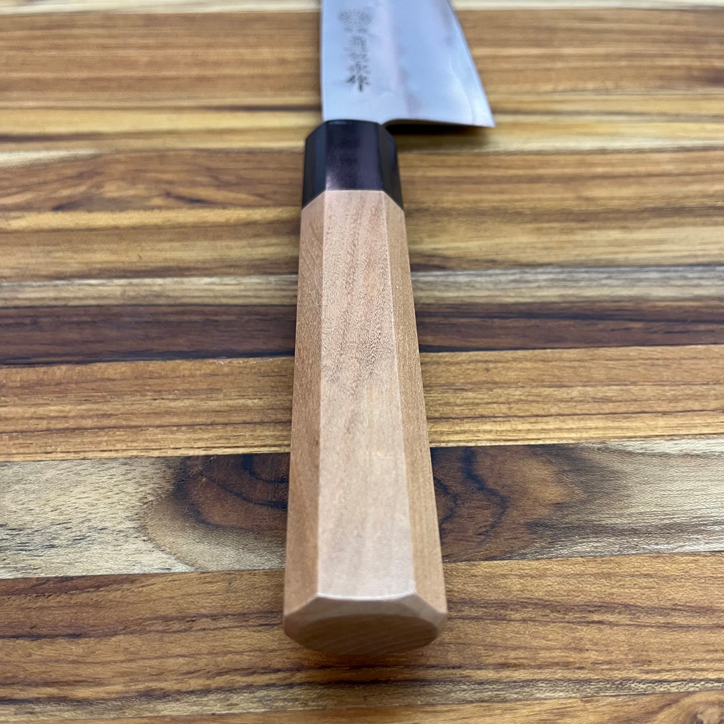 Kikuichi *LIMITED EDITION* Ginsan Nashiji 165mm (6.5") Santoku w/ Cherry Handle